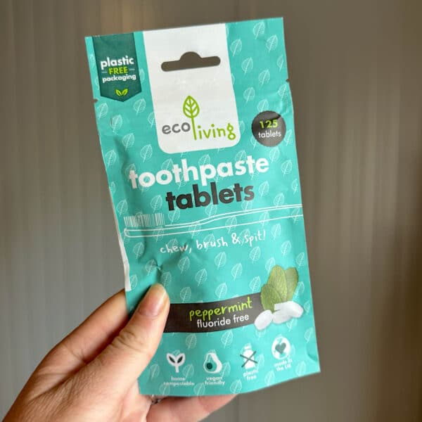 EcoLiving tandpasta tabletten muntsmaak 125 stuks