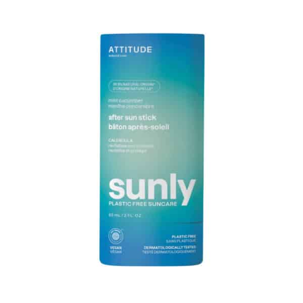 Verzorgende after sun stick van Attitude met munt en komkommer