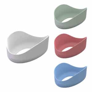 Kindsgut antislip rand voor plaspotje van flexibel siliconen