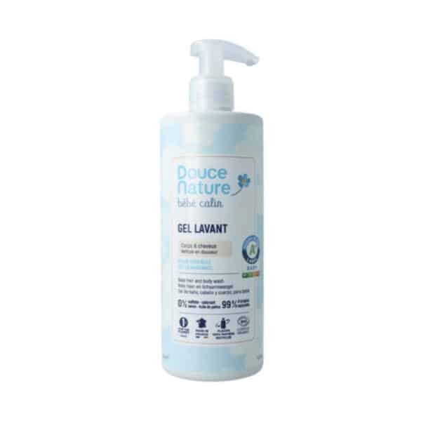 Douce Nature baby shampoo en wasgel voor haar en lichaam