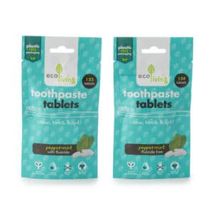 Tandpasta Tabletten Muntsmaak - 125 Stuks - EcoLiving