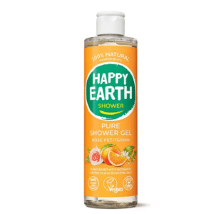 Natuurlijke Douchegel Rose Petitgrain - 300 ml - Happy Earth