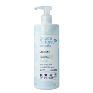 Liniment reinigingslotion voor baby's billen. Voor het reinigen, verzorgen en beschermen tegen roodheid.