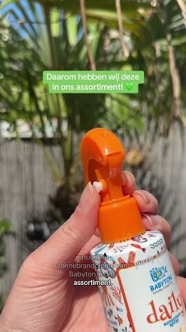 Natuurlijke Zonnebrand Crème SPF30 – Sprayflacon 200 ml – Babyton