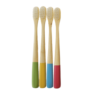 Bamboe Kindertandenborstels Kleur - Set van 4 - Summerville Organic