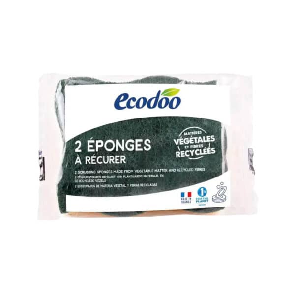 Plantaardige schuursponzen van Ecodoo