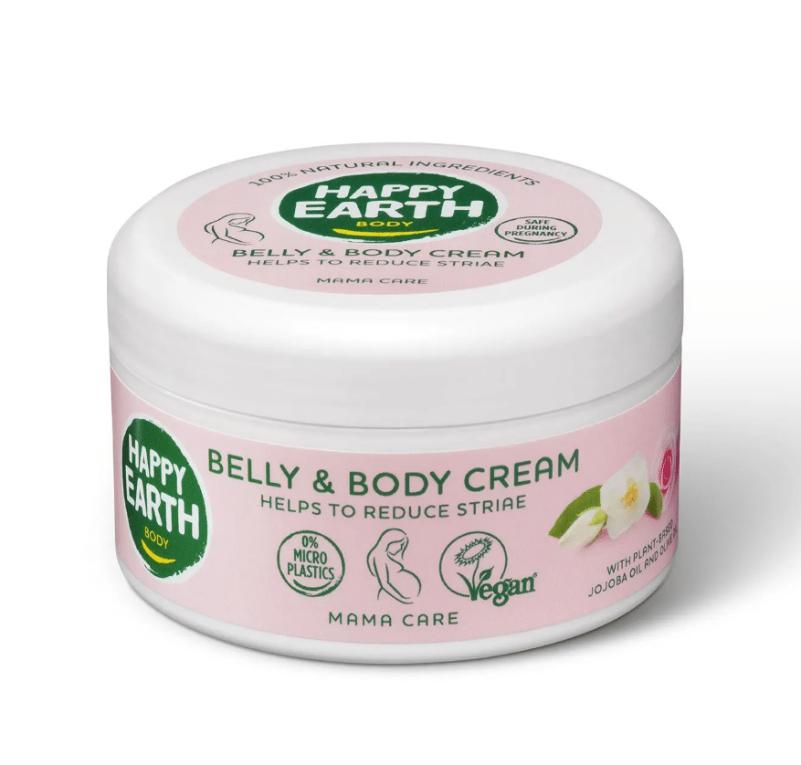 Mama Care Buik & Lichaamscrème - 200 ml - Happy Earth