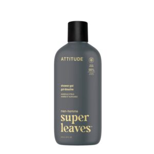 Natuurlijke Douchegel Man - Amber & Citrus - 473 ml - Attitude