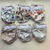Blümchen overbroekje met klittenband voor newborn wasbare luiers