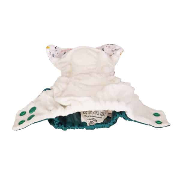 Blümchen wasbare All-in-One newborn luier met drukknopen voor baby’s van 2-4 kg
