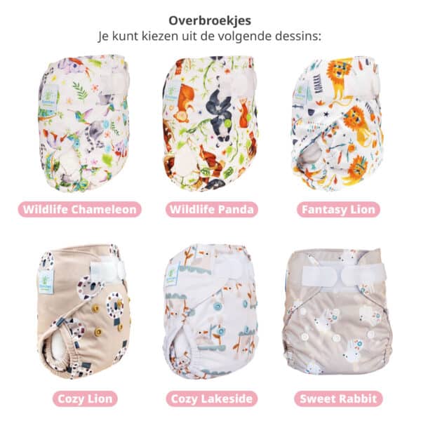 Compleet Blümchen luierpakket voor baby’s van ongeveer 2 tot 5 kilo met luiers en overbroekjes