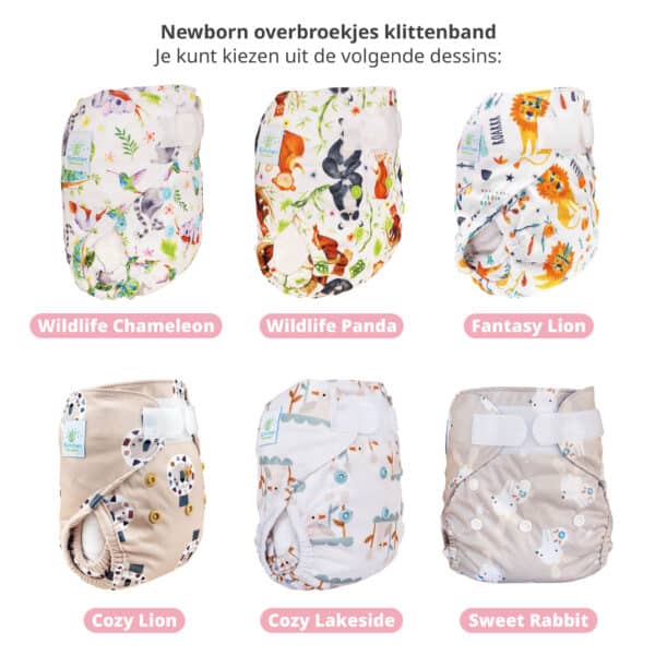 Zijkant van de voorgevormde wasbare oogjesluier van Blümchen