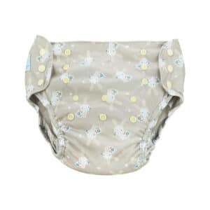 Overbroekje Drukknopen - Gerecycled Polyester - XL 8-25 kg - Blümchen