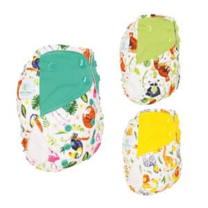 Blümchen pocketluier met drukknopen voor een verstelbare en comfortabele pasvorm.
