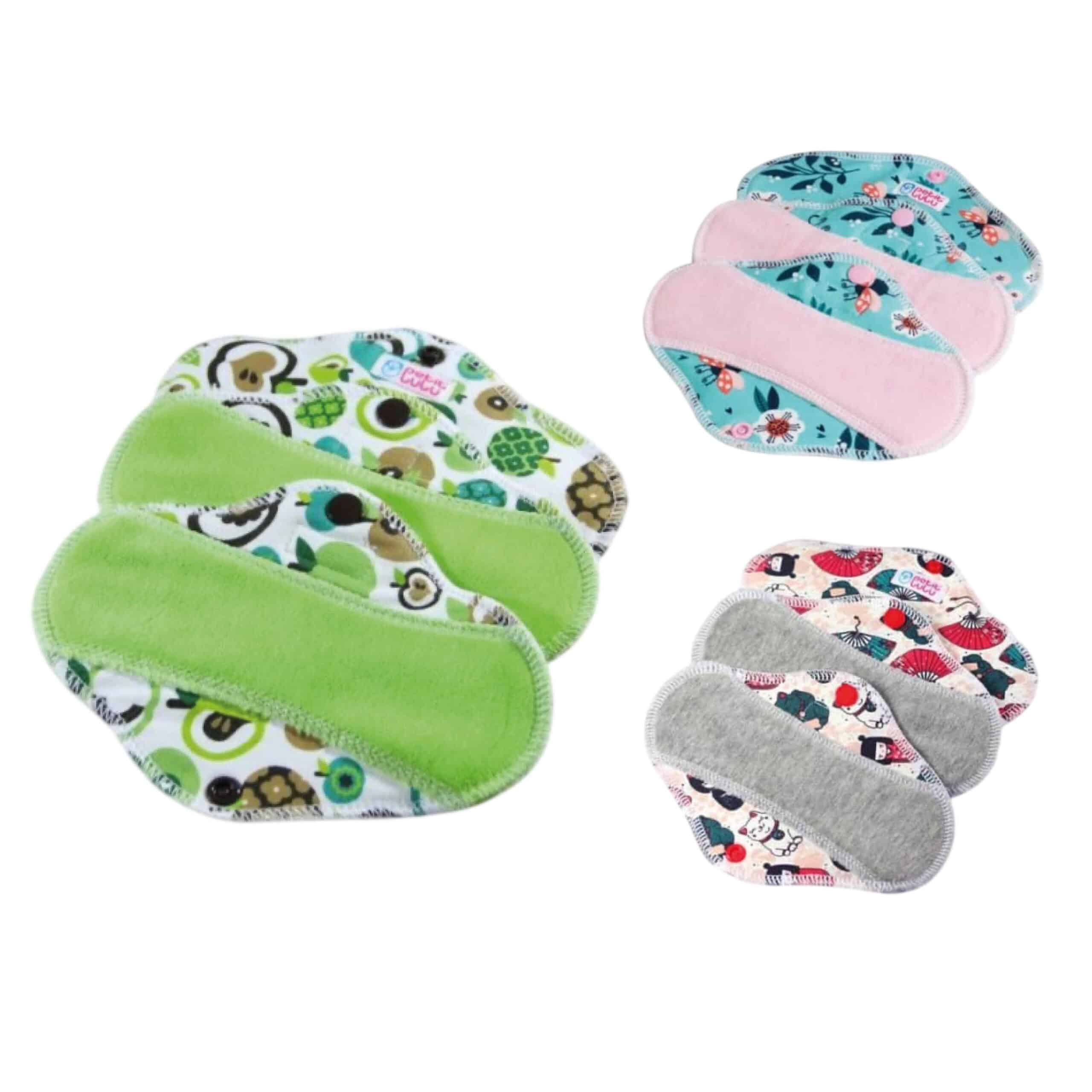 Wasbare inlegkruisjes Classic van Petit Lulu in een handige set van 3 stuks.