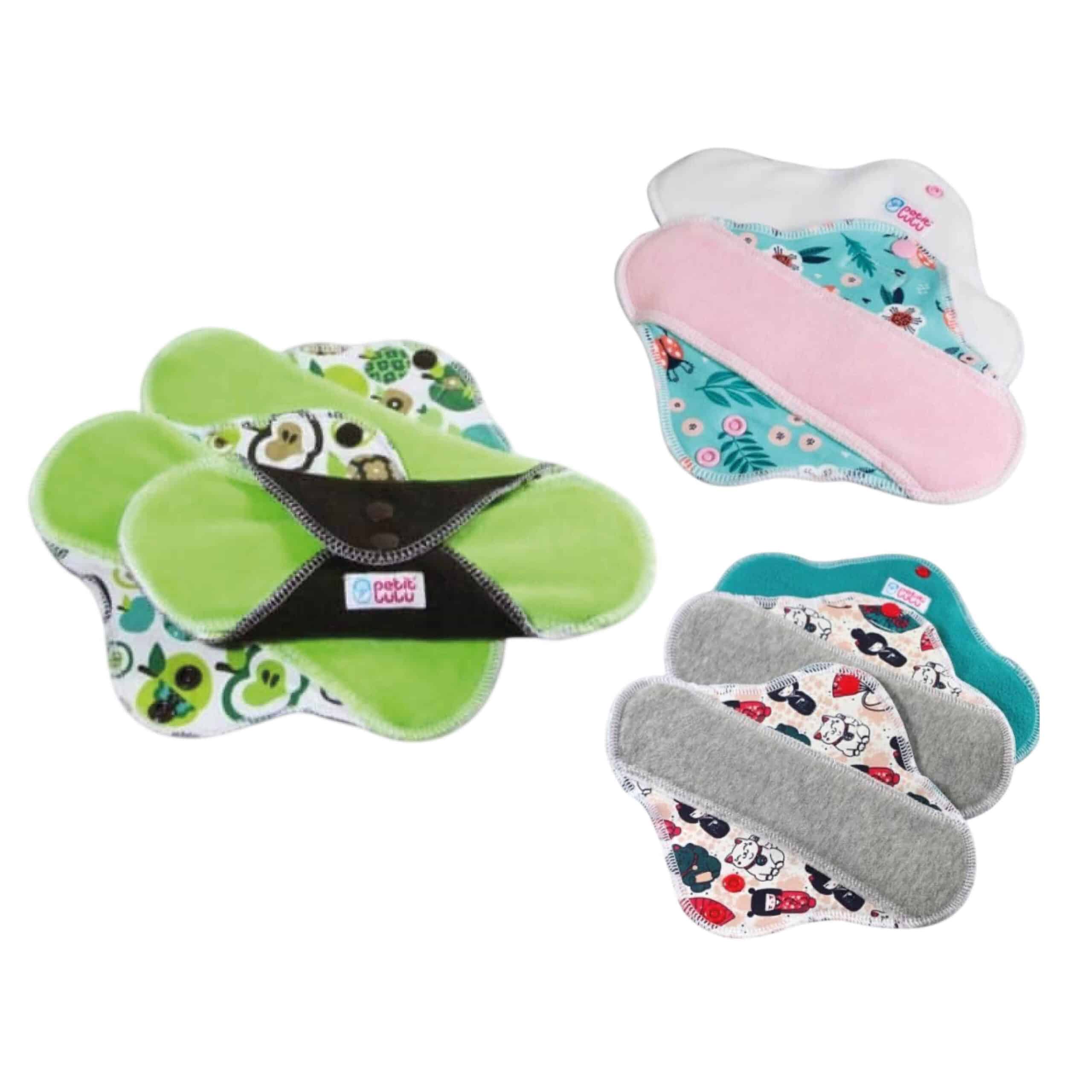 Wasbaar maandverband Classic van Petit Lulu in een handige set van 3 stuks.